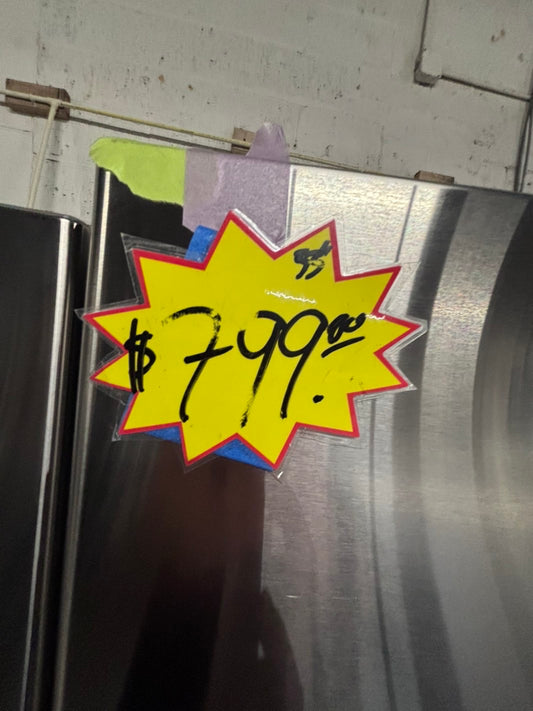 >LG French door Refrigerator stainless steel w/ ice water dispenser 33" #RF29H67B