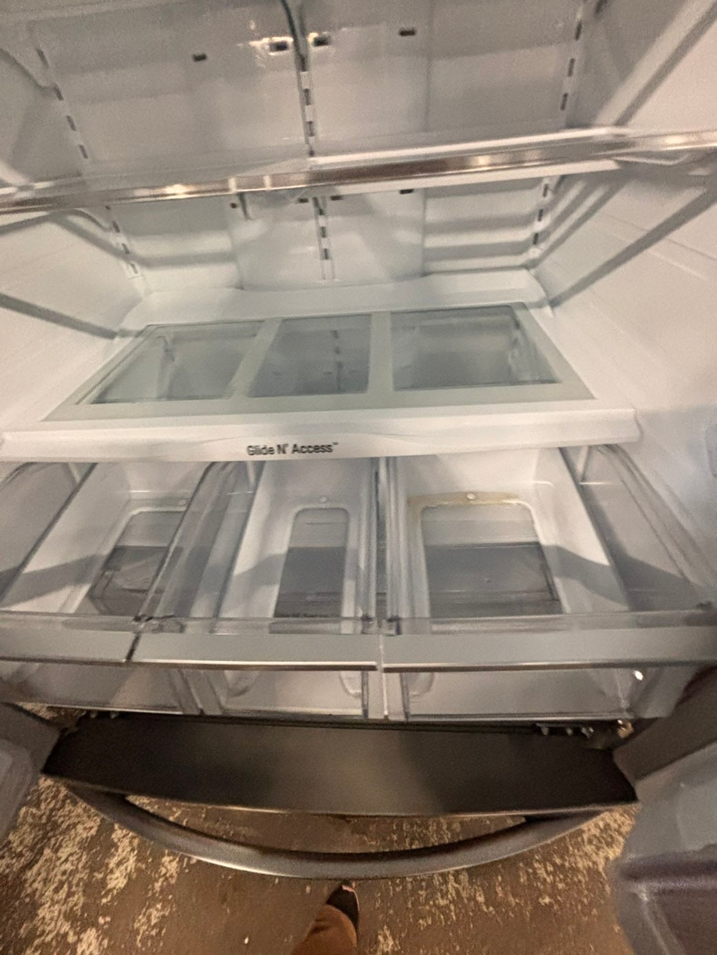 >LG door-in door French Door Refrigerator Super-Capacity with ice maker & water dispenser ,with  used-refurbished #LG30PASB