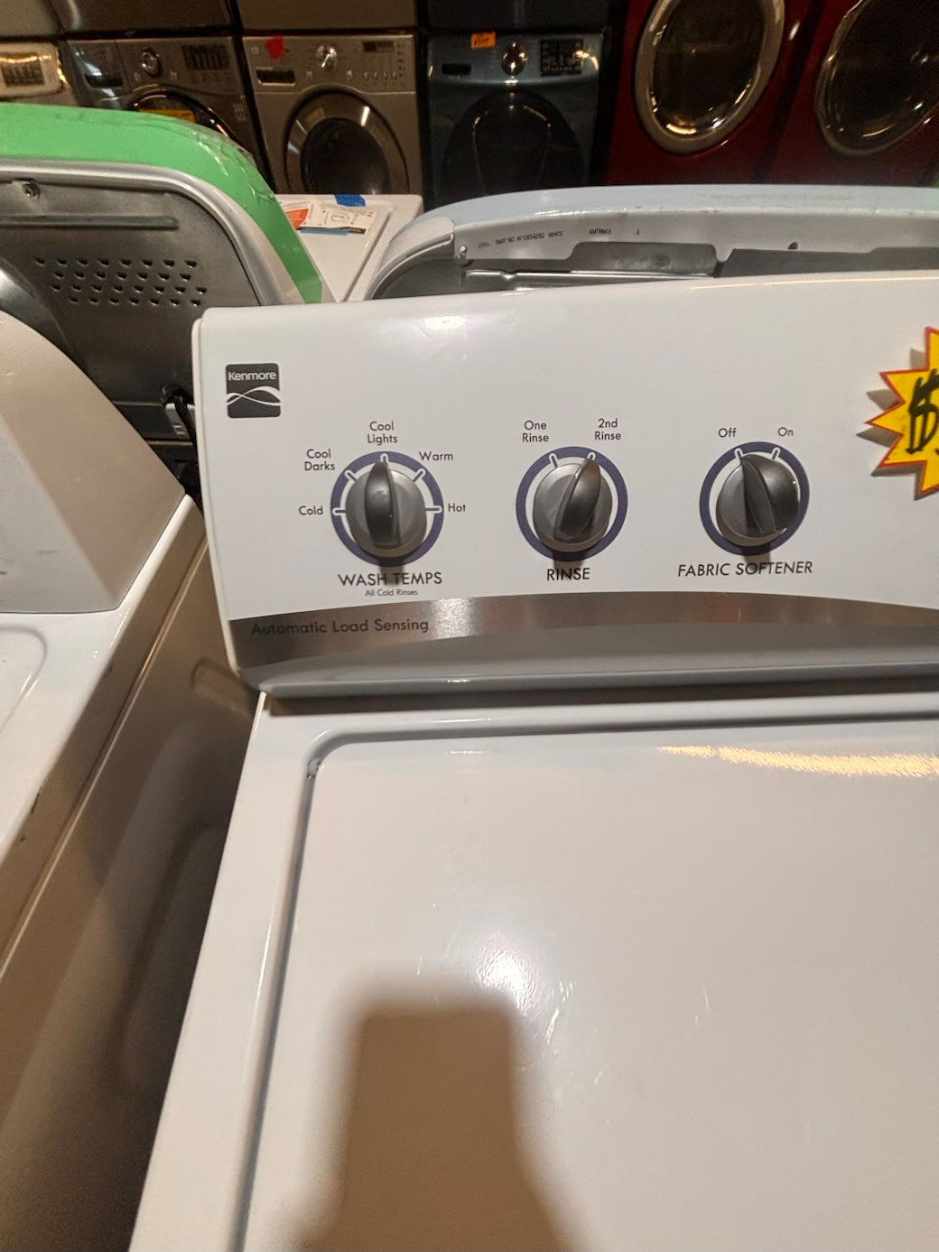 }}Kenmore energy ⭐️ Top load washing machine w agitator 27" in good condition,working 💯 with warranty ! used-Refurbished #TWH47TB