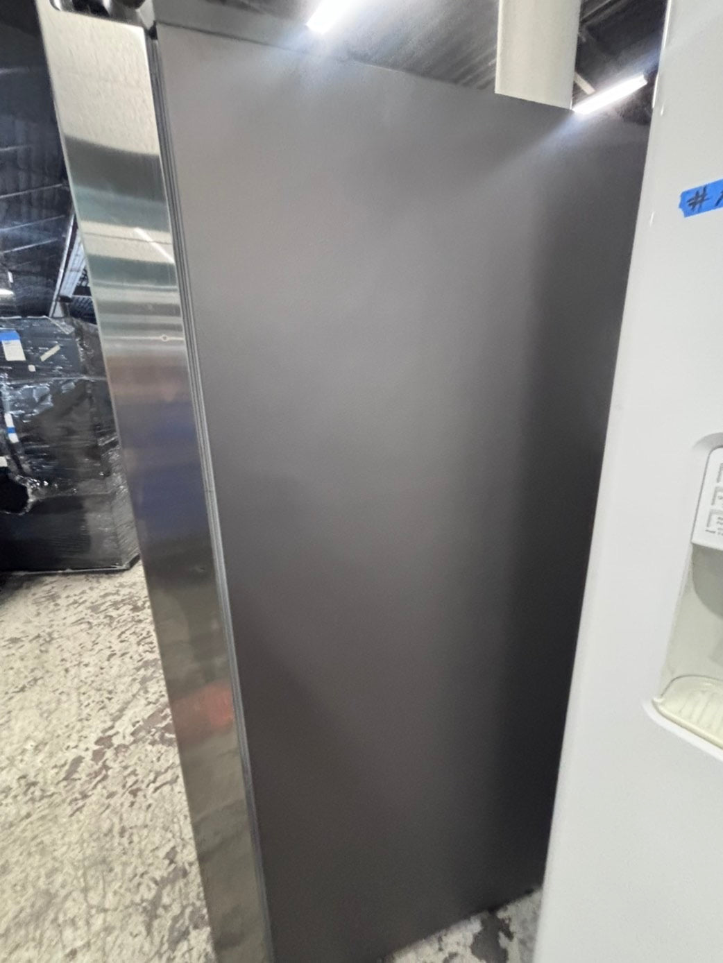>*July 4th sale🇺🇸🔥Side x side  Refrigerator stainless steel with ice maker & water dispenser /. 36’’used-Refurbished. Item number  #RF66012B