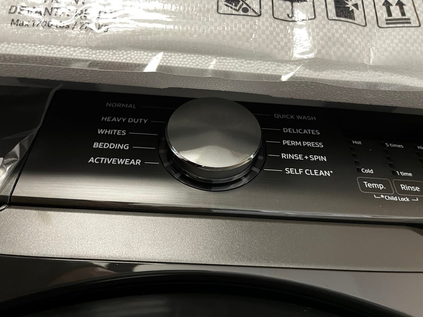 ~ ⚡️ Black Friday 🎉 New Open Box 📦 Scratch & Dent Samsung 4.5 cu. ft. High-Efficiency Front Load Washer in Brushed Black with Self-Clean+ & 7.5 cu. ft. Vented Stackable Electric Dryer in Brushed Black with Sensor Dry | Stock Number #WD6392SL