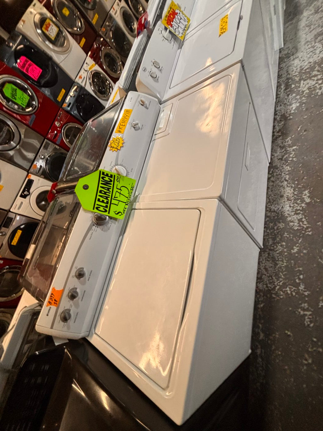 }}sale💥Kenmore top load washer with agitator & electric dryer 220v  set   top load side by side working 💯  with warranty top load side by side #KEM441BSET