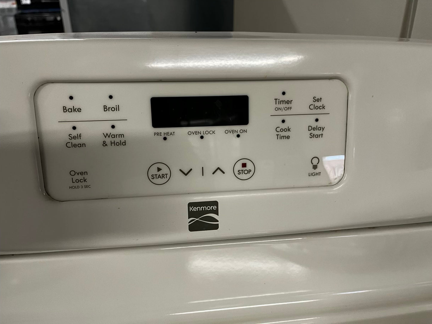 * 🎉 BLACK FRIDAY ⚡️ Kenmore  glass top electric range coil 220v 4 burner Refurbished in off white  bake Broil self clean  30" #ER7532CB