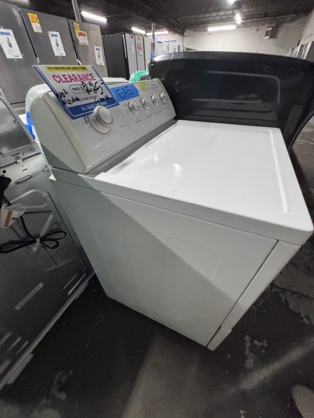 >on sale 💥Whirlpool gas top load regular dryer side x side large capacity #GDG34JB