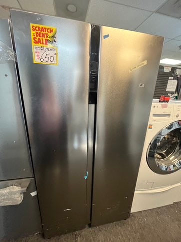 Open box 🔥Flash Sele🔥| Scratch & Dent Frigidaire  side x side refrigerator stainless steel 36" 21.4 cu.ft. #RF259L