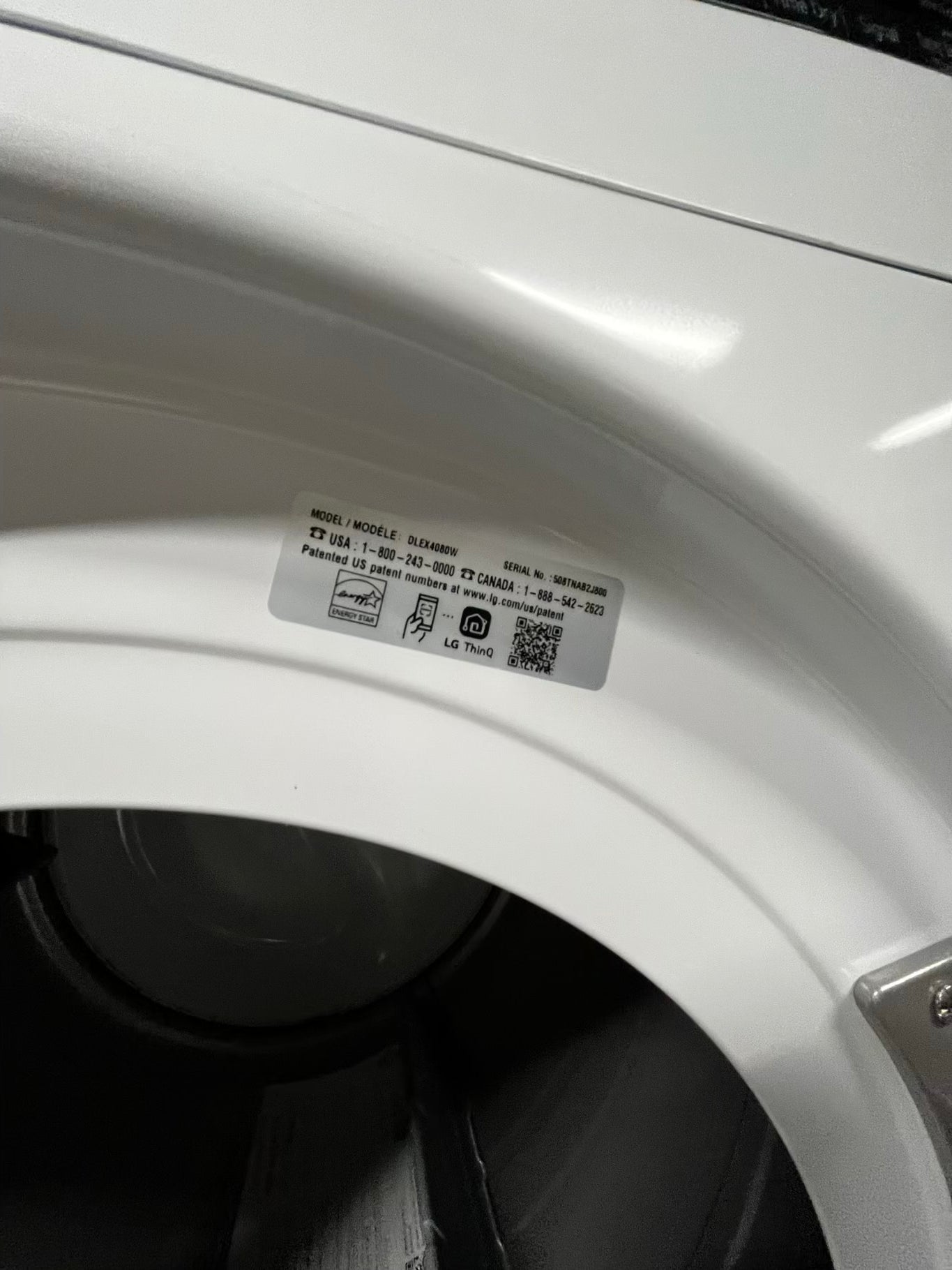-Open Box 📦 Scratch & Dent 4.5 cu. ft. Ultra Large Capacity Front Load Washer - White WM4000HWA & 7.4 cu. ft. Large Capacity Front Load Electric Dryer - White DLEX4000W Set / stock number #WD7714AB