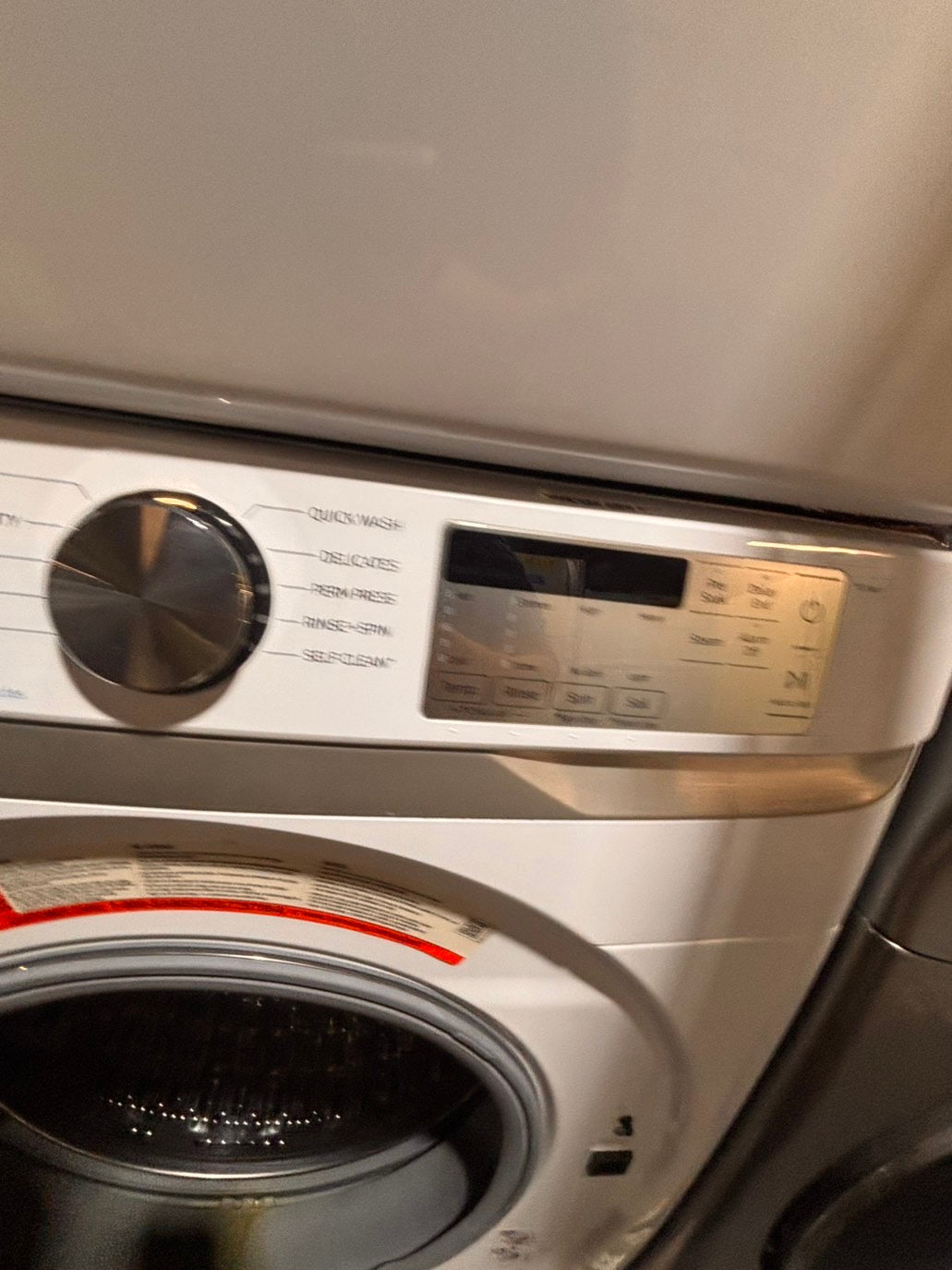 >*Samsung steam washer 4.5 cu large capacity white color  used, refurbished   #WDW88B