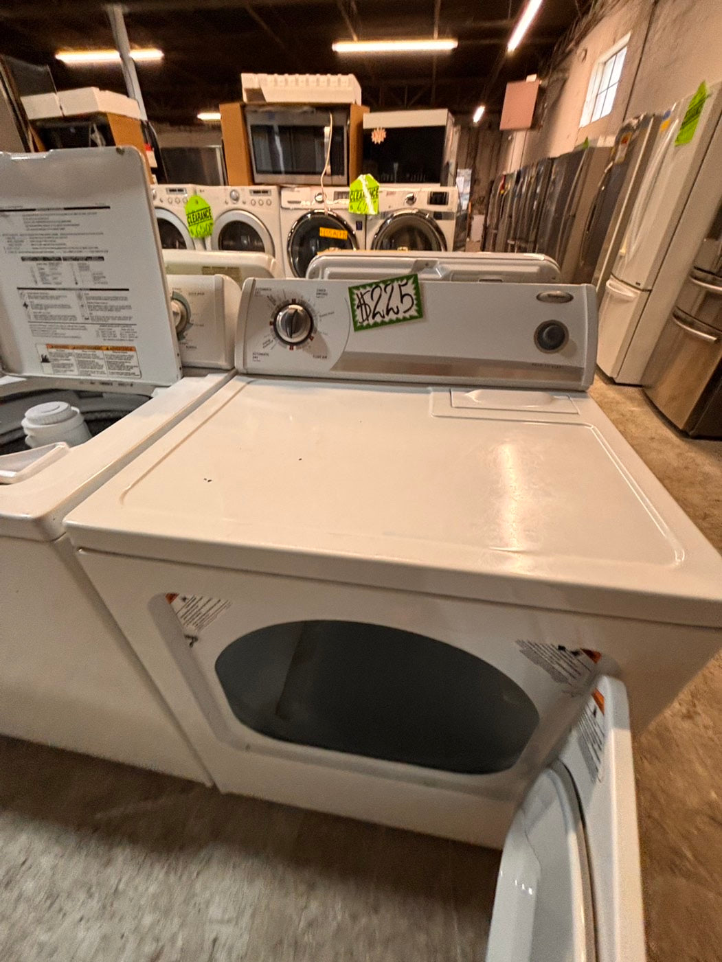 >*clearance🔥🔥🔥whirlpool top load washer  & electric dryer 220v  set top load side by side #TLCC5YB