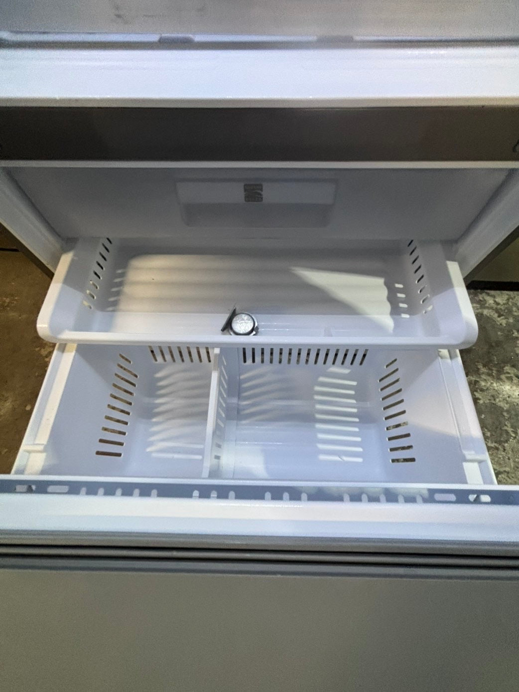 >>special price🔥Kenmore French door Refrigerator counter depth stainless steel w/ ice water dispenser great condition 36" used-refurbished #KMF1V4B