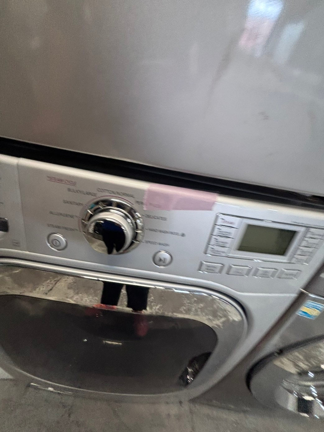 >* July 4th special 🔥🇺🇸LG large capacity washer & dryer set electric 220v front load stackable or side by side - sensor dry in gray  #WERR6SET