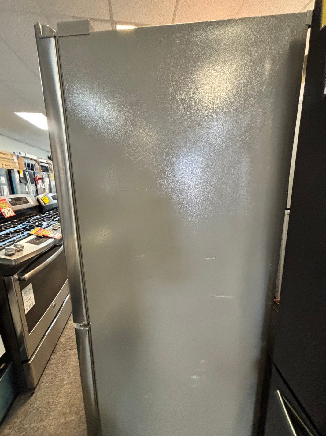 *Used Refurbished 33” Kenmore 26 cu.ft rench doors refrigerator stainless steel w/ice & water dispenser inside  item number #RF559LL