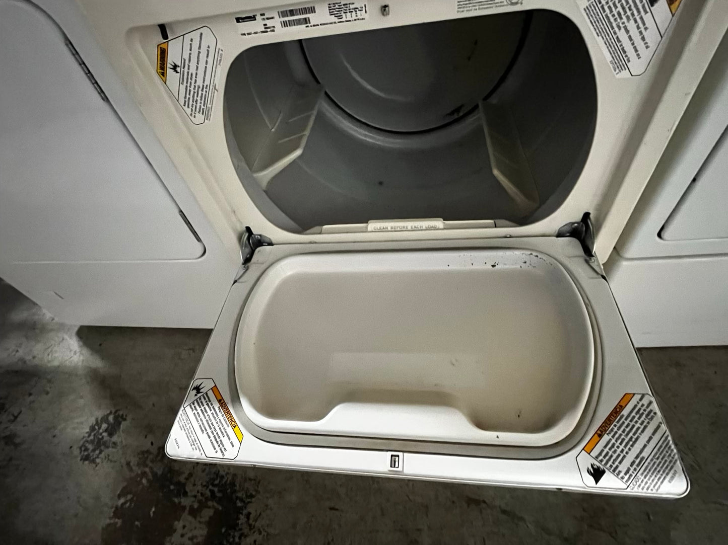 🎄Holiday Sale 🎁 Kenmore  side x side large capacity electric 220v dryer  in off white 27” Refurbished #ED5428NB