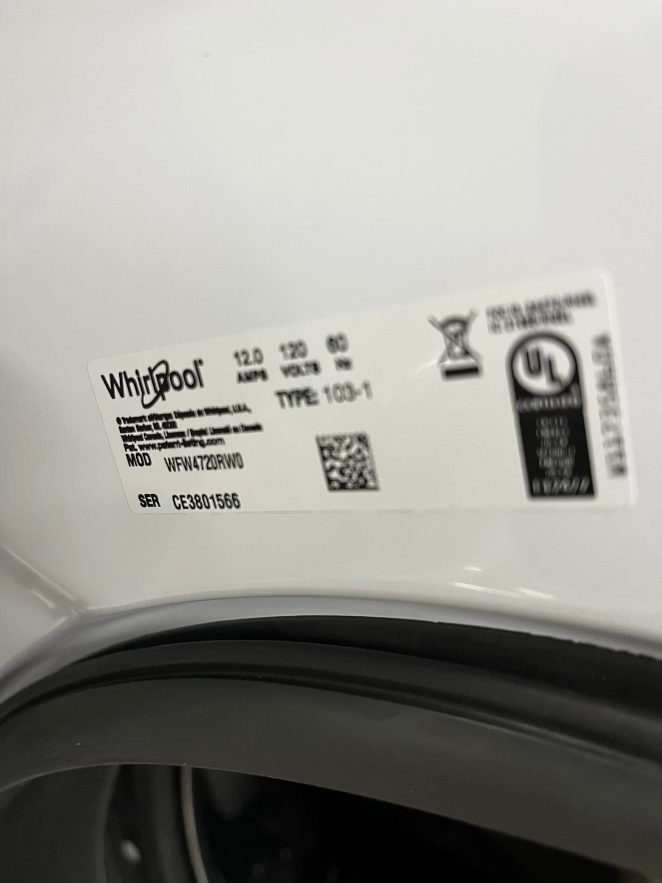 Open Box 📦 scratch & dent - Whirlpool
4.5 cu. ft. High Efficiency White Stackable Front Load Washing Machine with Load & Go XL Dispenser #WM231PL