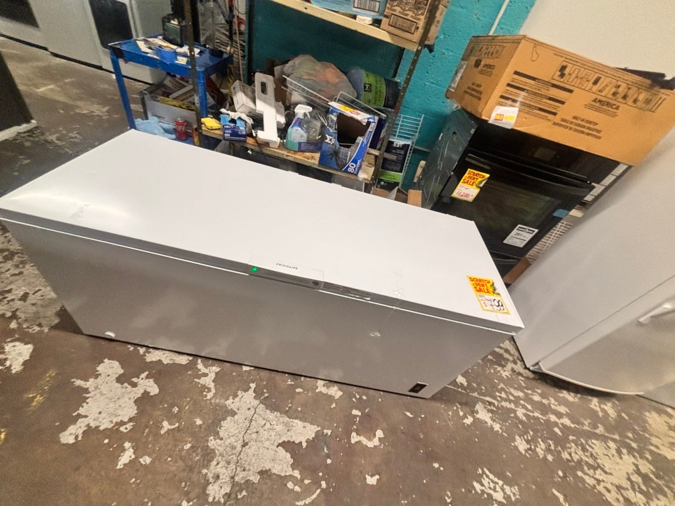>new open box 📦-frigidaire 20 cu. ft. Chest  Freezer ENERGY STAR #FCH20CB
