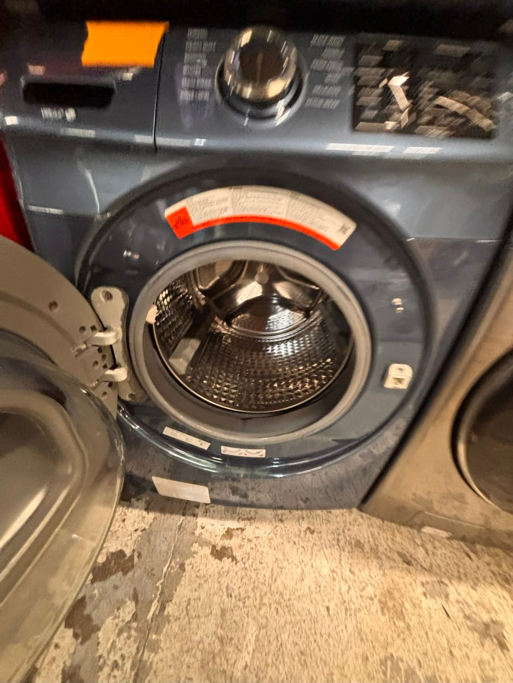 }}SALE🔥🎈samsung washer & dryer set electric 220v front load stackable or side by side working 💯  with warranty - sensor dry in sky blue   #F2SKP7SET