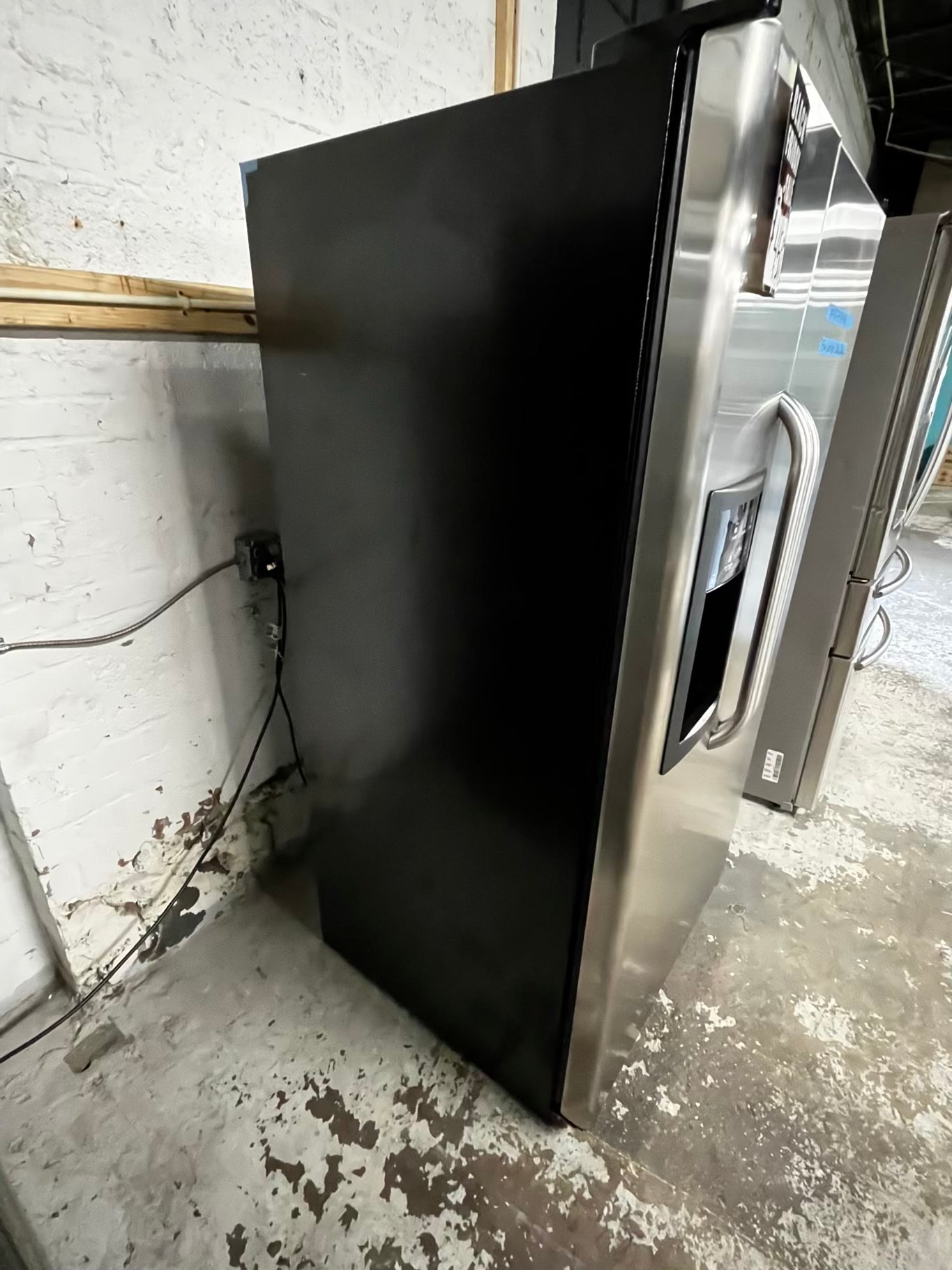 * 🎉 Black Friday ⚡️ GE side by side Refrigerator stainless steel w/ice water dispenser 33” #RF79334B