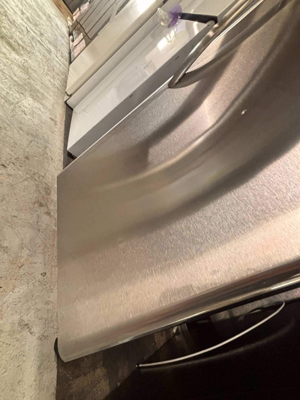 >*frigidaire  top freezer refrigerator stainless steel used-refurbished 30"x 681/2h #RF21RB