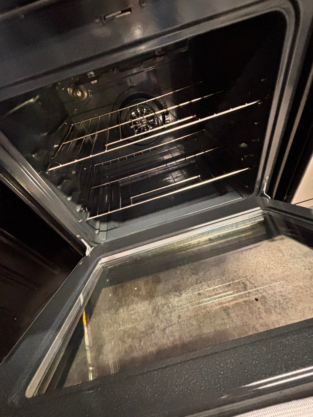 >kenmore glass top electric range 220v 5 burner convection oven quickly bake-warm zone bake broil self clean Refurbished fast boil 30" #ELRA44B