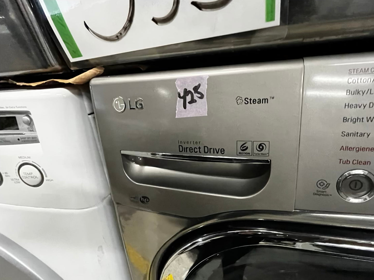🎁Holiday Sale 🎄 GAS Mix & Match LG washer & Samsung dryer set front load stackable stainless steel 30" in Refurbished #ED77414B
