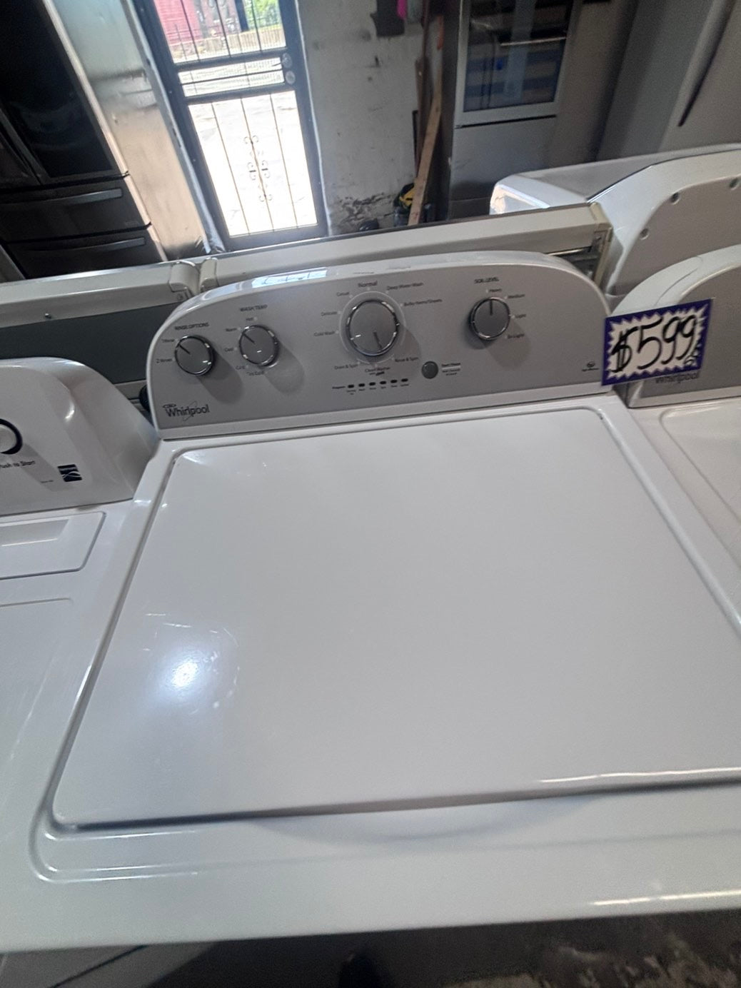 >>whirlpool top load washer large capacity with removable agitator  & electric dryer 220v mix & match set top load side by side #MTLQW5B