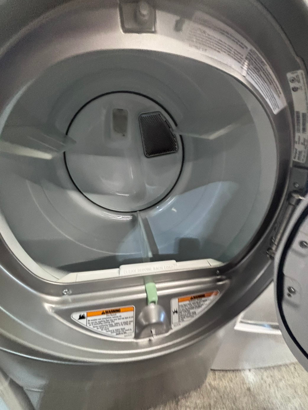 >*whirlpool Dryer electric 220v in white front load w/pedestal extra storage  drum large capacity 27" refurbished #EDV145B