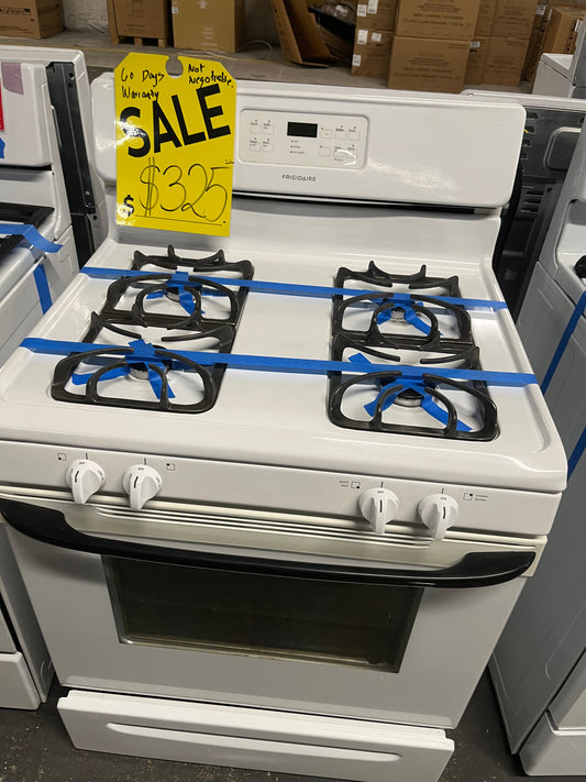 🥳On sale🌪️Frigidaire gas range 4 burner bake broil 30" Refurbished #GR334B