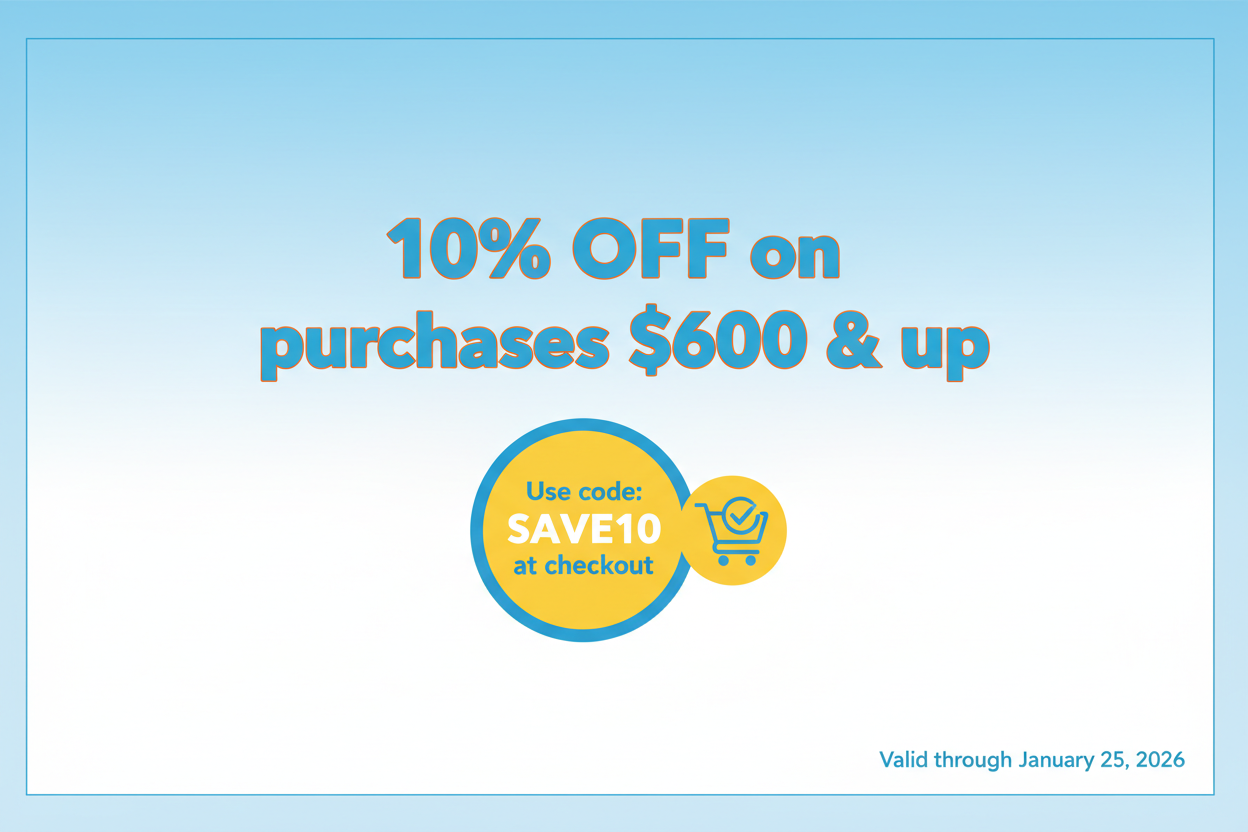 Banner promocional con código SAVE10